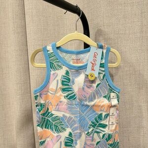 Cat & Jack Leafy Print Tank Top